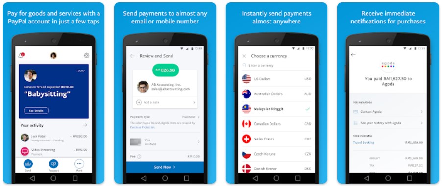 PayPal adalah aplikasi transfer uang paling populer saat ini